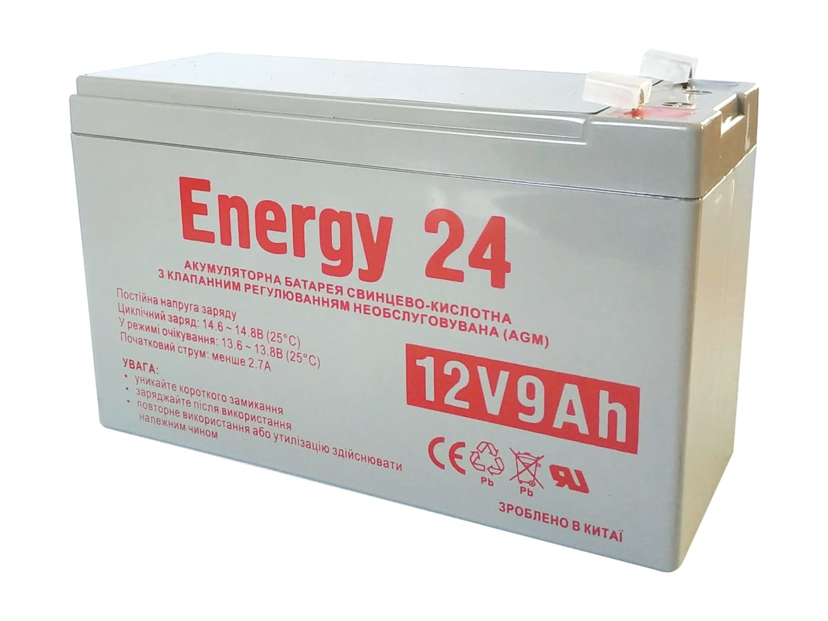 Батарея акумуляторна ENERGY24 12v9ah